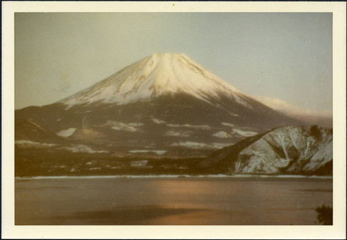 Snow capped mountain