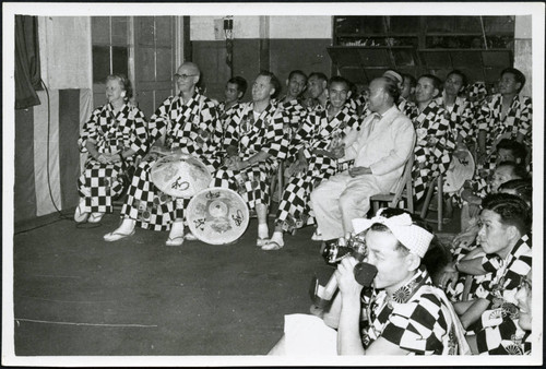 Charles Protzman and his wife dressed in kimonos