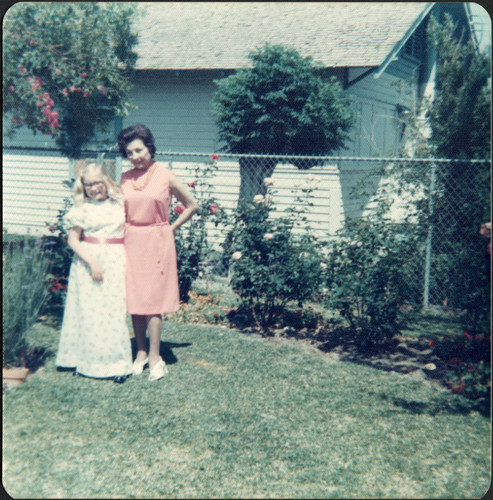 Grandmother and granddaughter, 1975-05