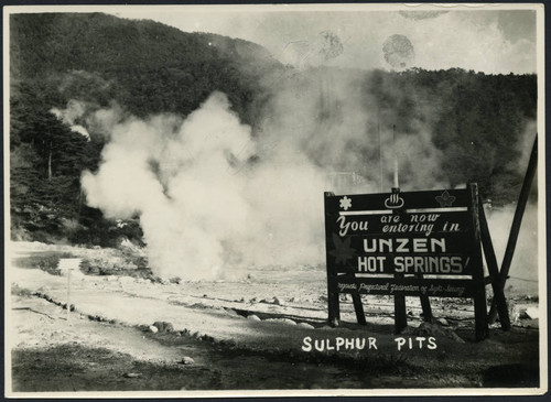 Unzen hot springs