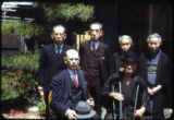 Kōkichi Mikimoto and Frank Polkinghorn with four individuals