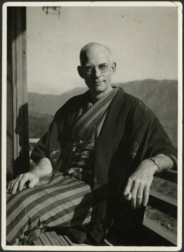 Charles Protzman sitting down