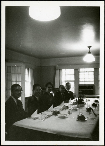 Priscilla Polkinghorn sitting at a table