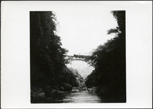 Bridge over a ravine