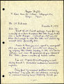 Letter and photograph from Nagao Fujita to Mr. C. W. Protzman, 1950-12-17