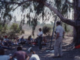 Lab III, lecture under tree