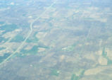 Aerial view of Illinois drainage