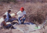 Lab III, soil sifting