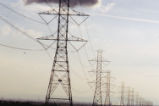 Power lines from Hoover Dam