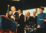 Governor Pete Wilson at signing of Bay-Delta