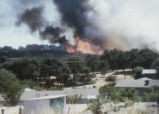 Brush fire in Atascadero, California