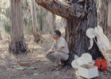 Larry Oglesby teaching a class under a tree
