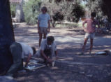 Lab III, lecture under tree