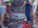 Lab III, digging soil sample