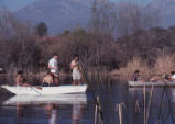 Boats on a lake