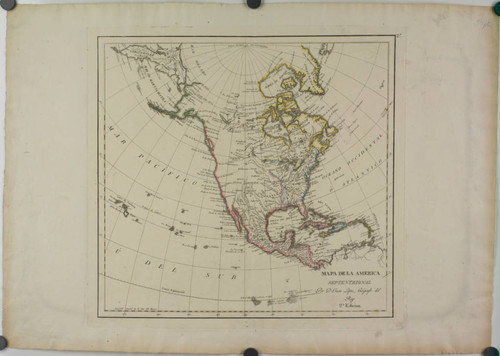 Mapa de la America Septentrional