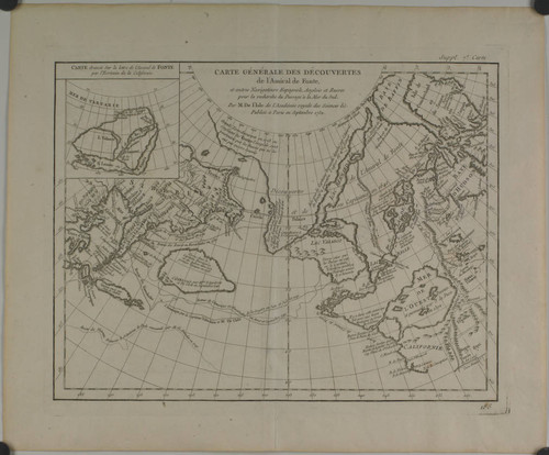 Carte Générale des découvertes de l'Amiral de Fonte