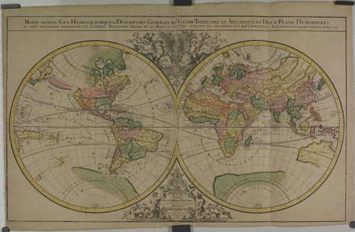 Mappe-monde Geo-Hydrographique