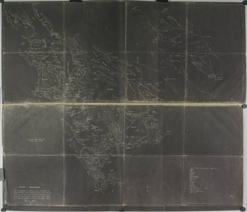 Mapa geográfico que comprehende los terrenos de las provincias de Texas : Coahuila, Nueva Biscaya y Nuevo Mexico que de orden del Sor. Comte Gral. de todas las Ynternas de Nueva España Dn. Nemesio Salcedo y Salcedo