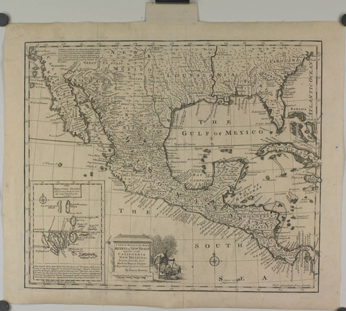 A new accurate map of Mexico or New Spain together with California, New Mexico, &c