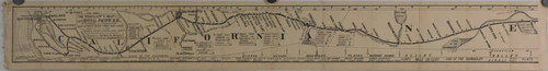 Traveler's map of the Central Pacific Railroad of California