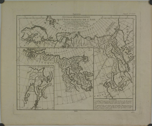 Nouvelle représentacion des côtes nord et est de l'Asie