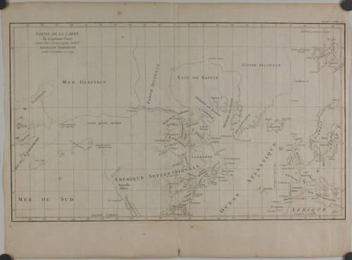 Partie de la Carte du Capitaine Cluny