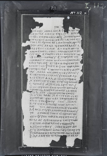 Codex I, papyrus page 112