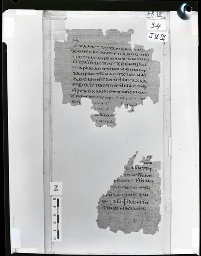 Codex IX papyrus page 34