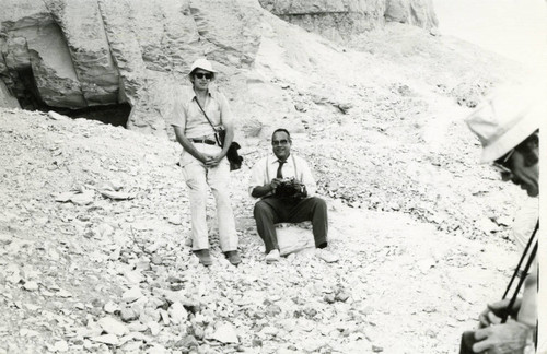 James Robinson and Hānī al-Zaynī at Jabal al-Ṭārif