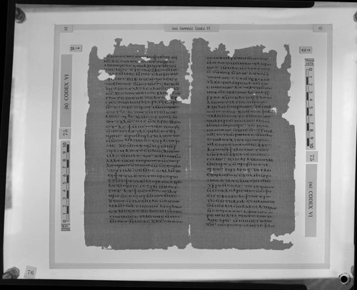 Codex VI, papyrus pages 32 and 45