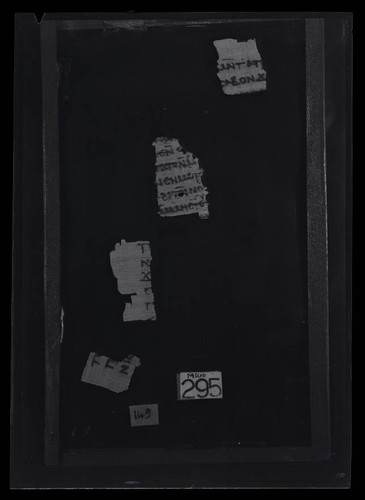 Codex III, papyrus fragments A