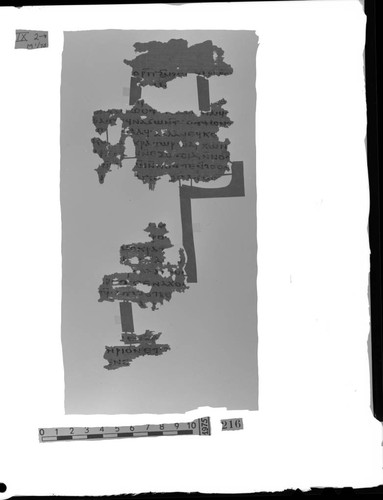 Codex IX, papyrus page 2
