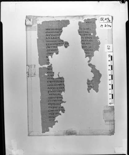 Codex IV, papyrus page 45