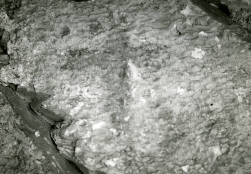 Cross in cave numbered T 25