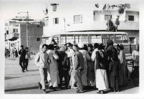 Men in street