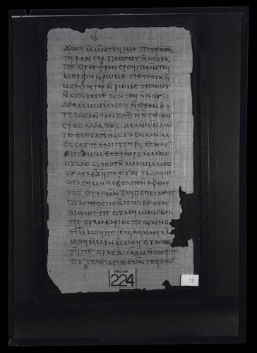 Codex III, papyrus page 72