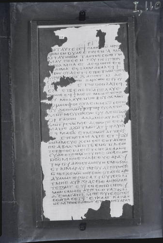 Codex I, papyrus page 110