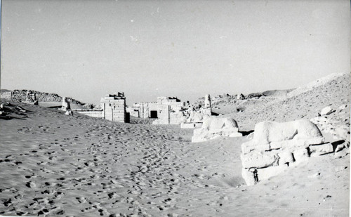 Postcard of Egyptian ruins