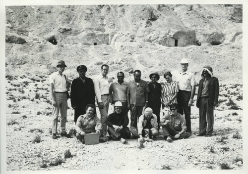 First season of the excavation team