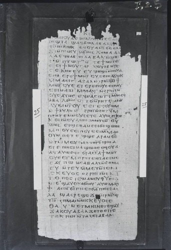 Codex I, papyrus page 25