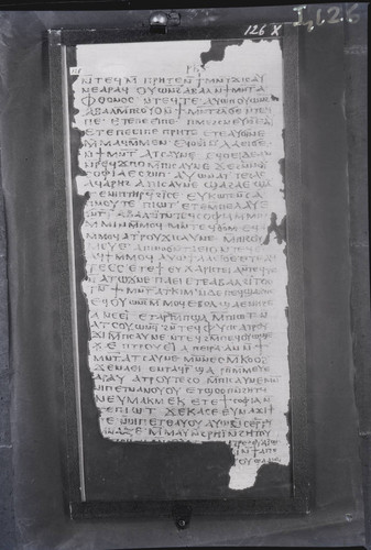 Codex I, papyrus page 126