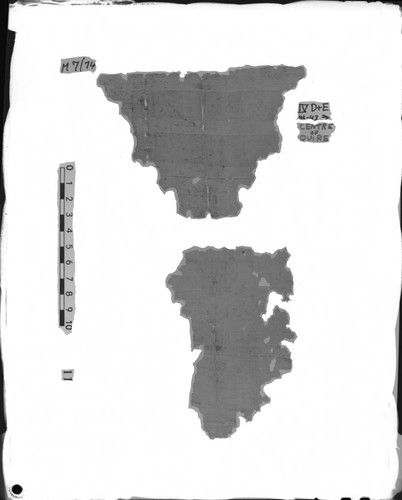 Codex IV papyrus pages D and E, center of quire