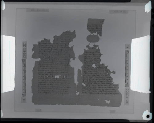 Codex XI, papyrus pages 54 and 19