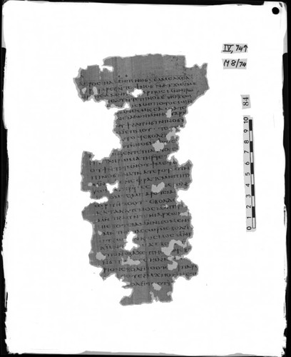 Codex IV, papyrus page 74