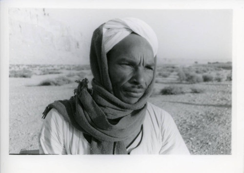 Egyptian crewman below Jabal al-Ṭārif