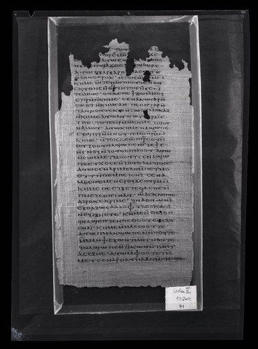 Codex VI, papyrus page 70