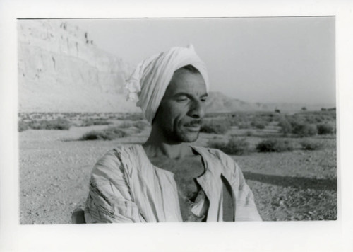 Egyptian crewman below Jabal al-Ṭārif