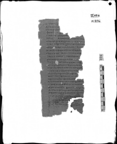 Codex IV, papyrus page 49