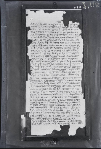 Codex I, papyrus page 118